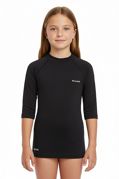 Dívčí Tričko S Krátkým Rukávem černé Vel. 123/130