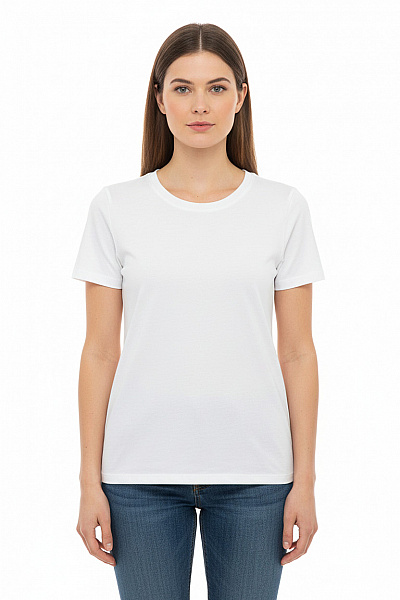 Gap Dámské Tričko Bílé Krátký Rukáv Basic Bavlněné Vel. M