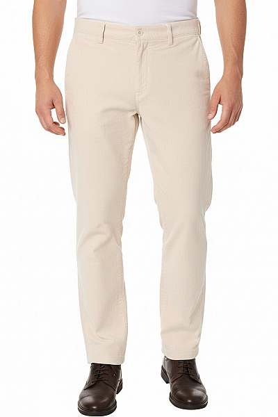 HM  Béžové Bavlněné Volnočasové Kalhoty Rovné Velikost 42