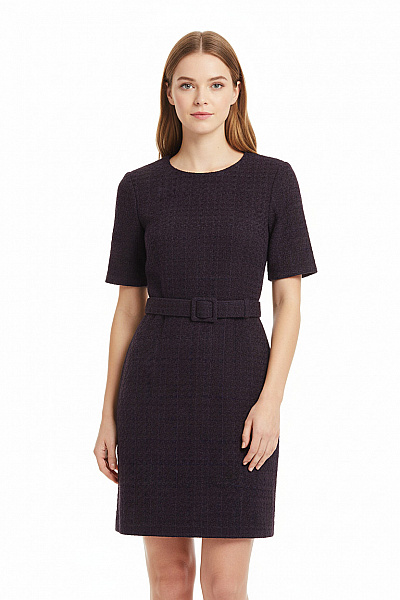 Other Stories Dámské šaty S Krátkým Rukávem A Páskem Retro Bavlněné Velikost 32