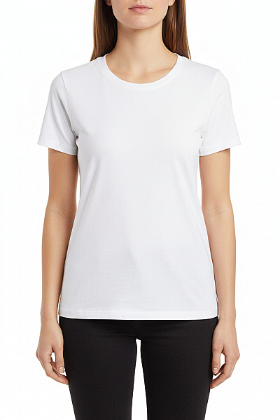 Gap Dámské Tričko S Krátkým Rukávem Bílé Bavlněné Basic Vel. M