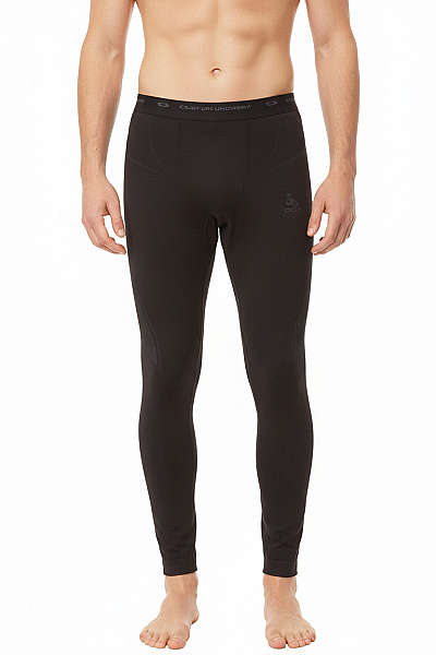ODLO Pánské Funkční Prádlo Legíny Těsné Sportovní Termo Tmavé Vel. XXS