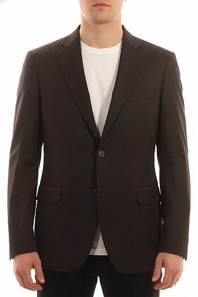 Pánské černé Sako Jednořadé Elegantní Vypasované Na Běžné Nošení Velikost L