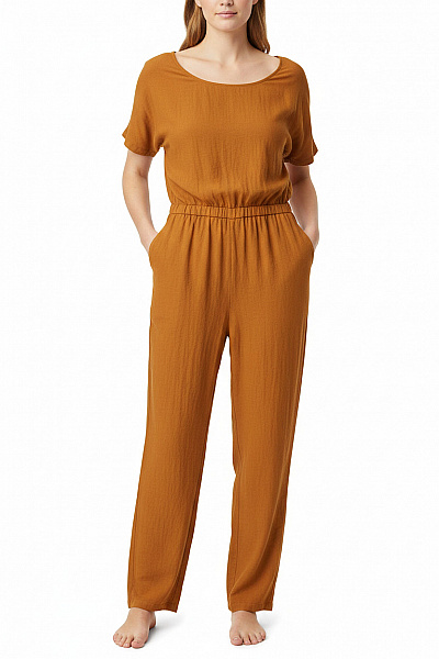 American Vintage Dámský Krátký Overal S Kapsami Velikost L