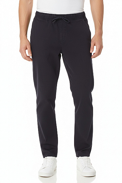 TOMMY HILFIGER Pánské Tmavě Modré Volnočasové Jogger Kalhoty S Kapsami Na Zavazování Vel. M