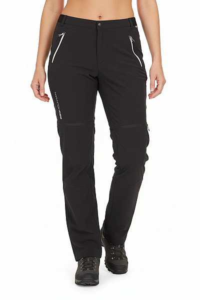REGATTA Dámské Outdoorové Trekové Kalhoty S Odepínacími Nohavicemi černé Vel. 48