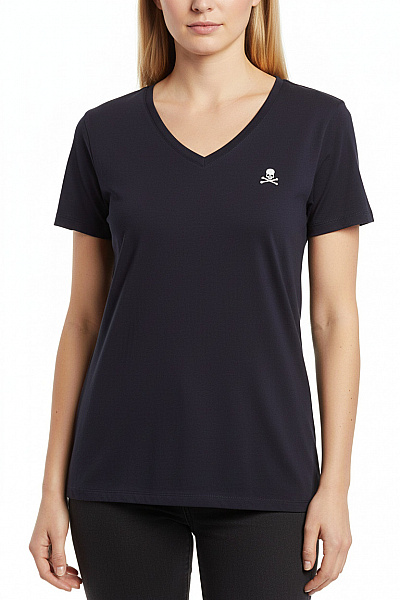 Philipp Plein Dámské Tričko S Krátkým Rukávem A Výšivkou černé Vel. L