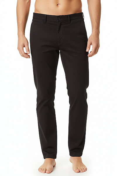 TOMMY HILFIGER Pánské Bavlněné Tmavé Rovné Ležérní Chinos Kalhoty S Kapsami Vel. 32/34