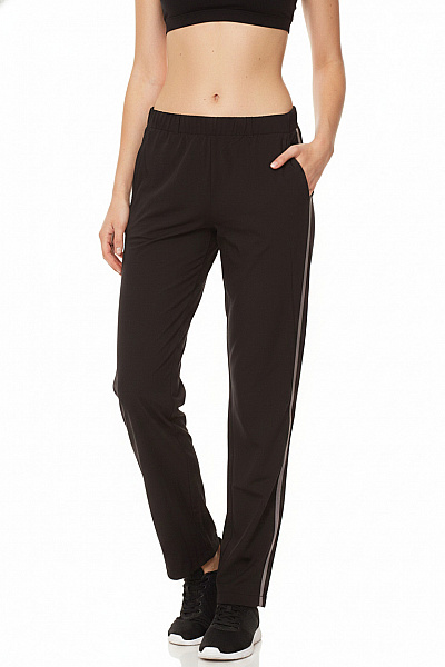 DRYKORN Dámské černé Volnočasové Kalhoty S Lampasem Velikost 27/34