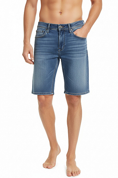 Pepe Jeans Pánské Bavlněné Modré Džínové Kraťasy S Kapsami Ležérní Krátké Velikost XS