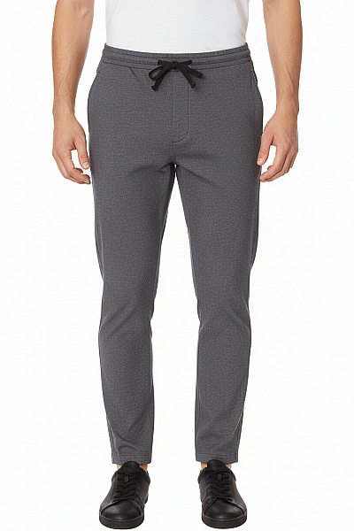 DRYKORN Pánské Viskózové Tepláky šedé S Kapsami Na Zavazování Volnočasové Velikost 33-34