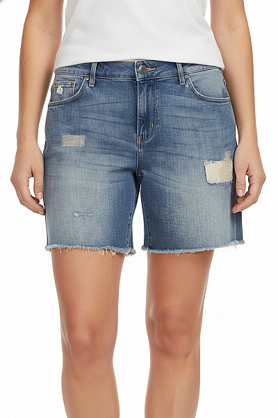 Wrangler Dámské Bavlněné Modré Riflové Kraťasy Ležérní Krátké Vintage Velikost 28