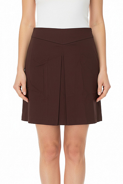 ZARA Dámská Hnědá Sukně Ke Kolenům Business Rovná Vel. M