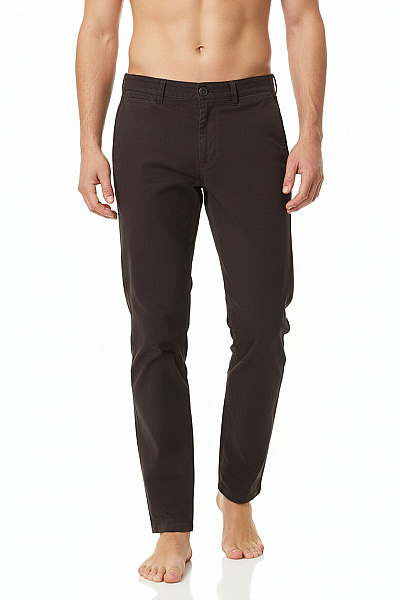 Marc O´Polo Pánské Bavlněné Hnědé Rovné Volnočasové Kalhoty S Kapsami Vel. 46