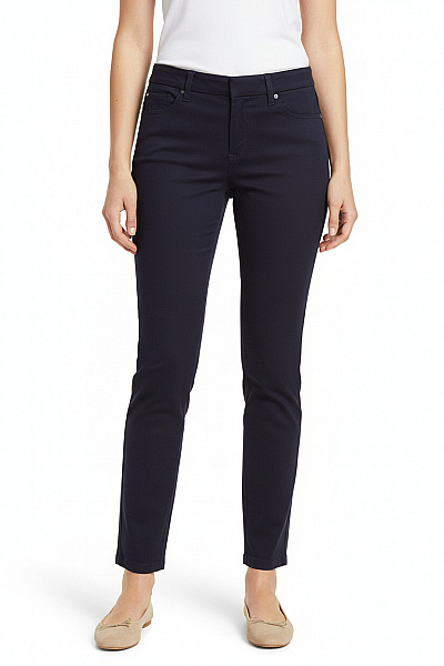 J.CREW Dámské Tmavě Modré Chinos Rovné Ležérní Do Kanceláře Vel. S