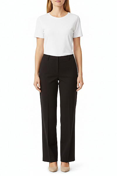 BRAX Dámské Polyesterové Oblekové Kalhoty černé Rovné Elegantní Business Vel. 38