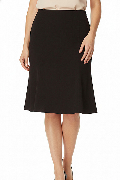 InWear Dámská Polyesterová černá Pouzdrová Sukně Elegantní Business Ke Kolenům Velikost 38