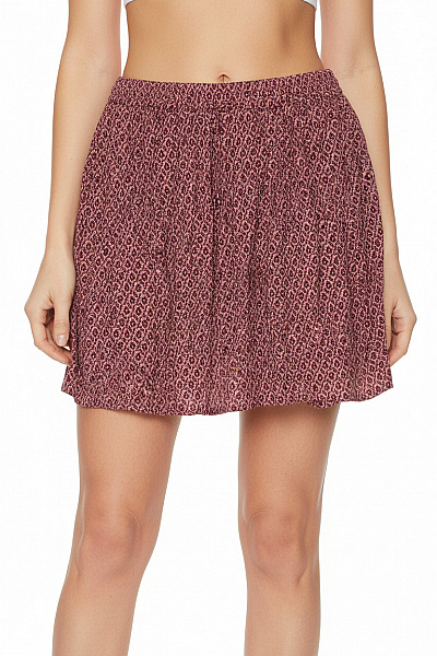 Esprit Dámská Krátká Vzorovaná Sukně S Gumou V Pase Letní Vel. EU M