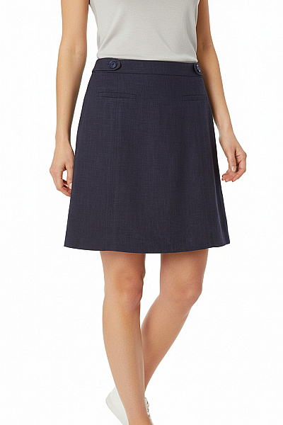 Hobbs Dámská Bavlněná Tmavě Modrá Pouzdrová Business Sukně S Kapsami Vel. 36