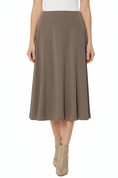 Marc O´Polo Hnědá áčková Midi Sukně Viskózová Splývavá Vel. 40