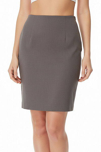 Esprit Hnědá Pouzdrová Business Sukně Ke Kolenům Vel. 36