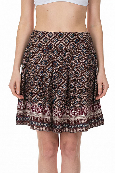 Esprit Dámská Vzorovaná Sukně Letní Krátká Vel. EU 36