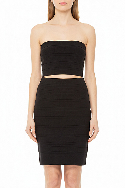 Mama Licious Dámská černá Pouzdrová Mini Sukně Elastická řasená Vel. XS