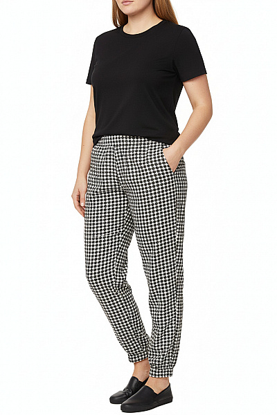 Expresso Dámské Kalhoty Volnočasové Vzorované Dlouhé Vel. 44