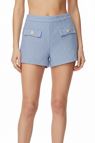 River Island Dámské Modré Elegantní Krátké Kraťasy S Kapsami Vel. 34