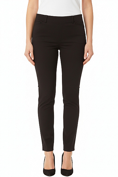 Dámské Elegantní Kalhoty černé Rovné Business Velikost 40