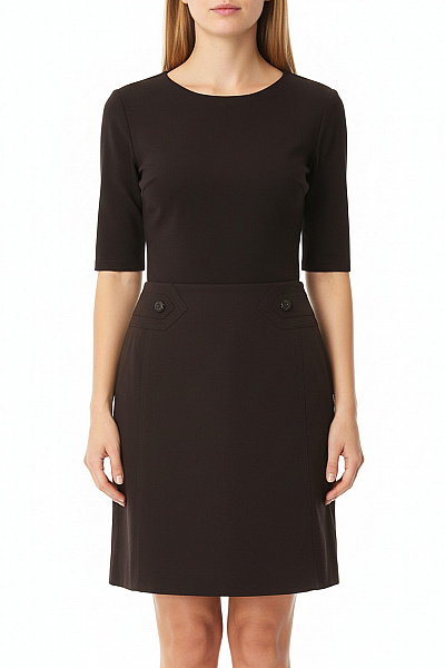 GERRY WEBER Dámská Polyesterová Viskózová Pouzdrová Sukně Business Ke Kolenům černá Vel. 36