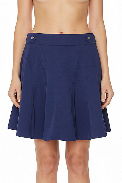 Karen Millen Dámská Modrá Krátká Rozšířená Sukně Volná Letní Vel. 40