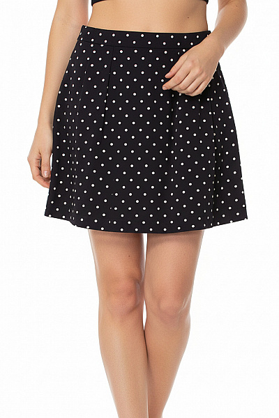 GANT Dámská Bavlněná Krátká áčková Sukně S Puntíky černobílá Vel. 40