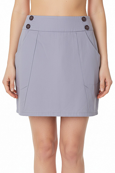 REDGREEN Dámská Světle Modrá Mini Sukně S Kapsami A Knoflíky Velikost 38
