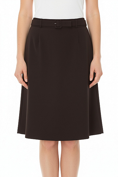Marc O´Polo Dámská Bavlněná Pouzdrová Sukně Business Ke Kolenům S Páskem černá Vel. 38