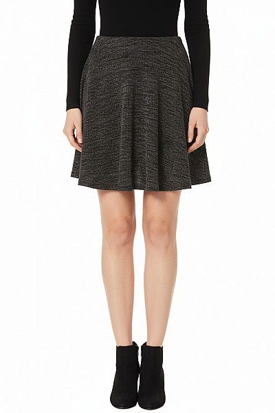 Esprit Dámská Polyesterová áčková Sukně černobílá Vzorovaná Krátká Velikost US S