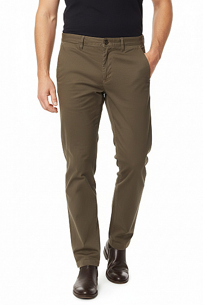 MICHAEL KORS Pánské Hnědé Chino Kalhoty Rovné Ležérní S Kapsami Velikost 29/32