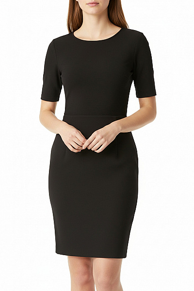 Marks & Spencer Dámská černá Pouzdrová Sukně Ke Kolenům Elegantní Business Vel. 18