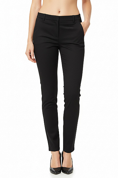 Tiger Of Sweden Dámské Vlněné Oblekové Kalhoty černé Rovné Elegantní Business Dlouhé Velikost 34