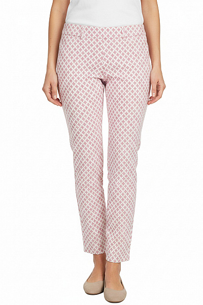 Dámské Kalhoty S Potiskem Růžové Velikost EU 42