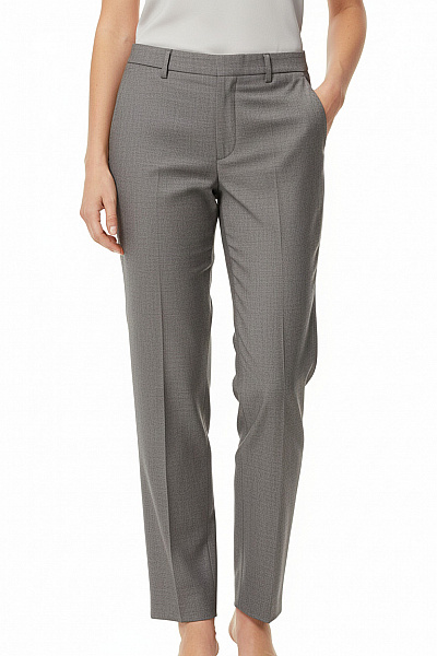 Tiger Of Sweden Dámské Vlněné Oblekové Kalhoty Rovné Elegantní Business Hnědé Velikost 36