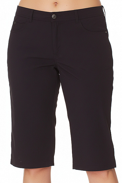 Dámské Outdoorové Kraťasy Pod Kolena Tmavé Funkční S Kapsami Velikost 40