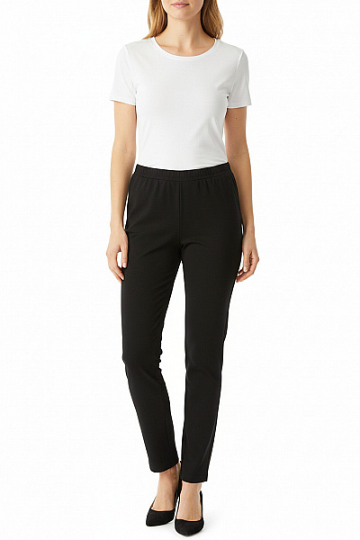 InWear Dámské černé Polyesterové Elegantní Strečové Skinny Kalhoty Velikost 36