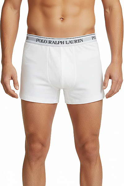 Ralph Lauren Boxerky Bavlněné Bílé Vel. EU M