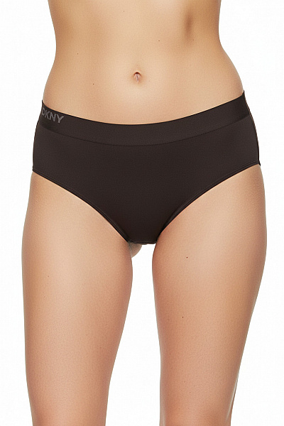 Donna Karan Dámské Kalhotky Nylonové černé Velikost UK XL