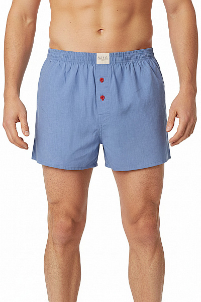 Phil-co-berlin Pánské Bavlněné Trenky Modré Vel. L