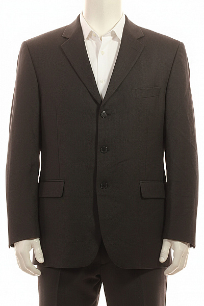 BURTON Pánské Sako Elegantní Business šedé Jednořadé Velikost 56