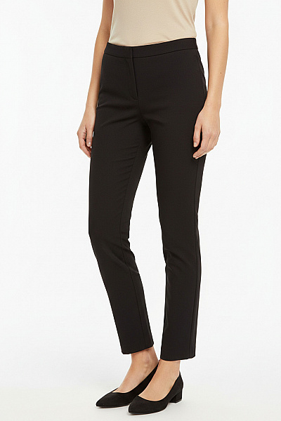 Tiger Of Sweden Dámské Elegantní černé Bavlněné Kalhoty S Kapsami Rovné Vel. S