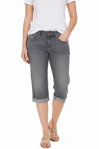 CLOSED Dámské Tříčtvrteční Džínové Volnočasové S Kapsami Vel. 30