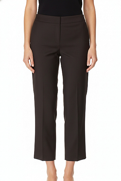 Reiss Dámské Elegantní Business Kalhoty široké Hnědé Vel. 12